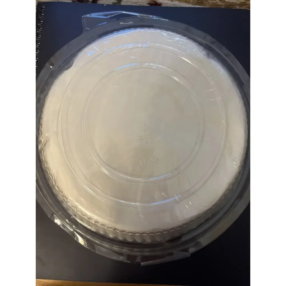 Package Of 50 8 Inch White Round Air Fryer Liners